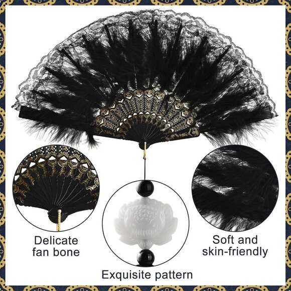 Women’s Vintage Fascinator Hat Set Mesh Gloves Pearls Earrings Gifts main image 6
